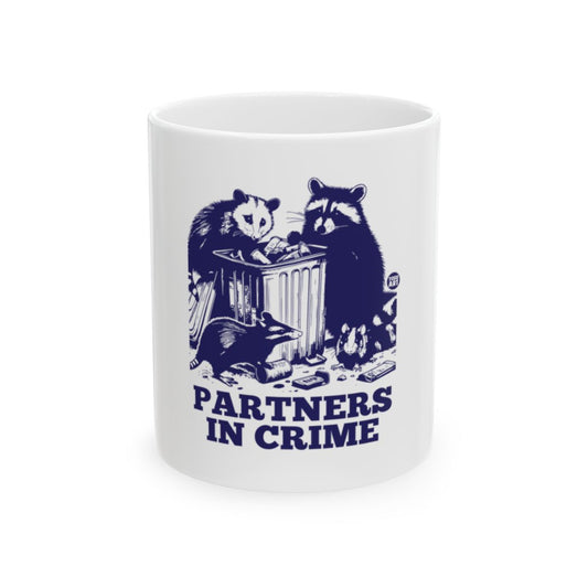 Partners In Crime Raccoon Mug for Animal Lovers