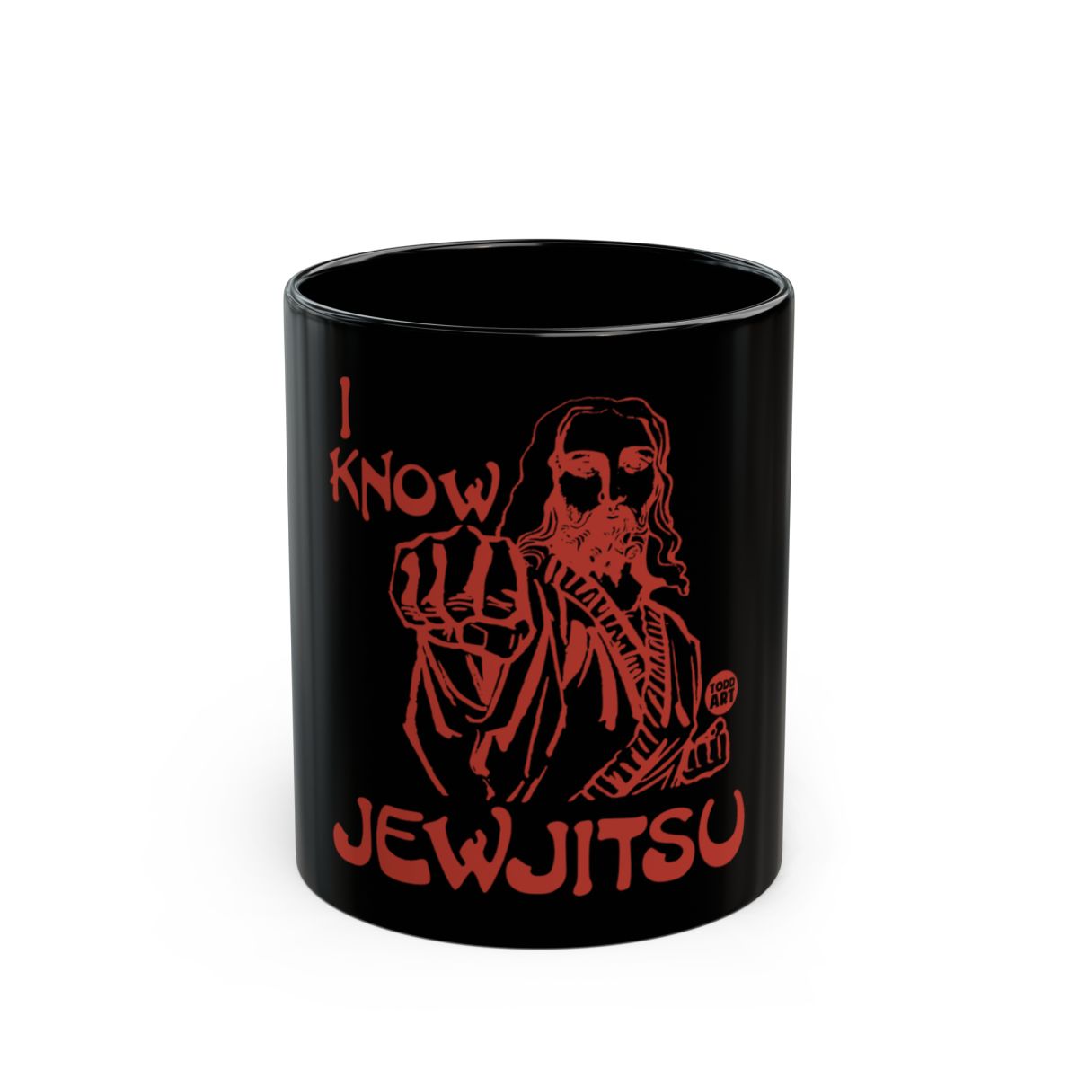 I Know Jewjitsu Design Printed Mug for Daily Use