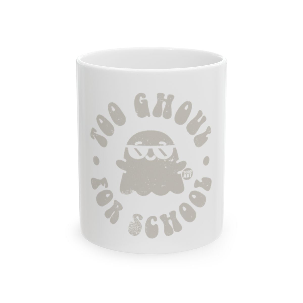 Too Ghoul For School Halloween Mug