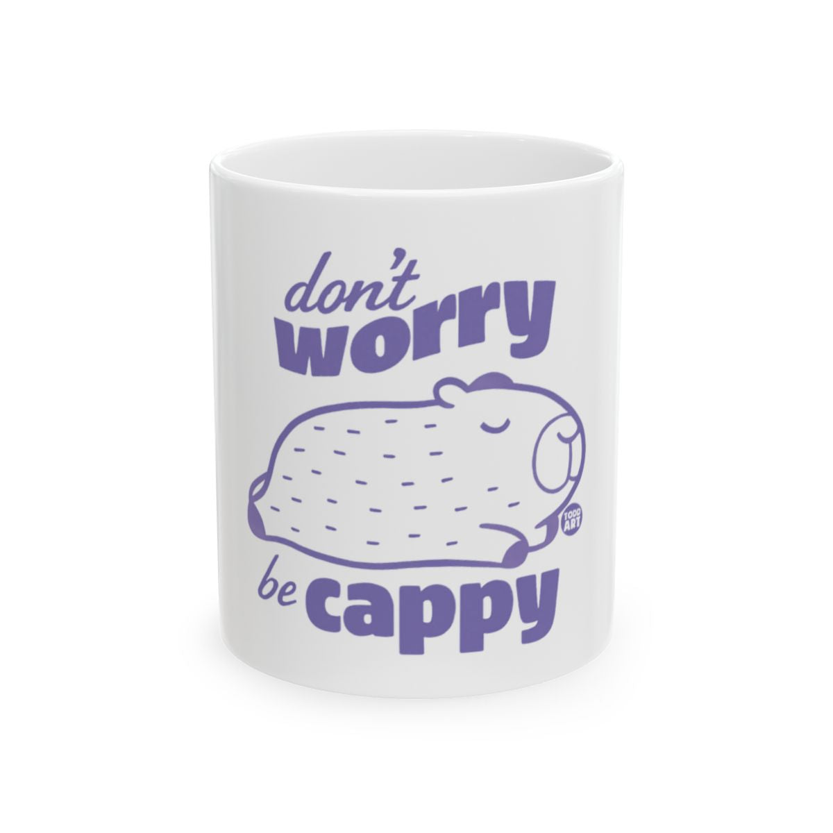 Funny Don't Worry Be Cappy Wellness Mug