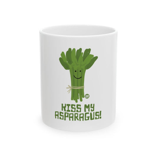Kiss My Asparagus Funny Coffee Mug