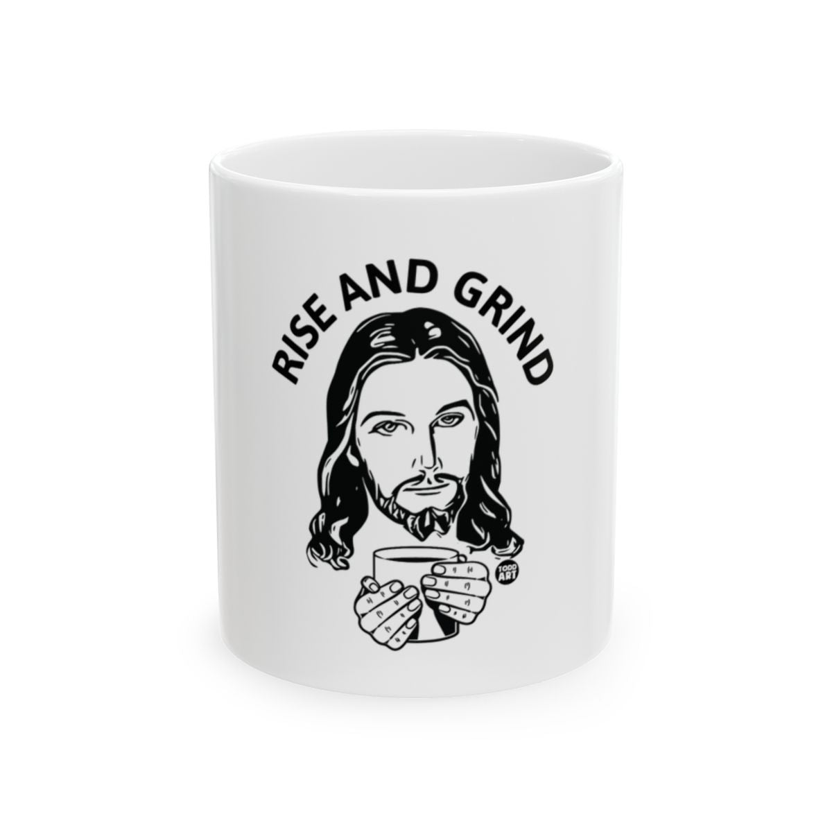 Rise and Grind Motivational Mug for Coffee Lovers