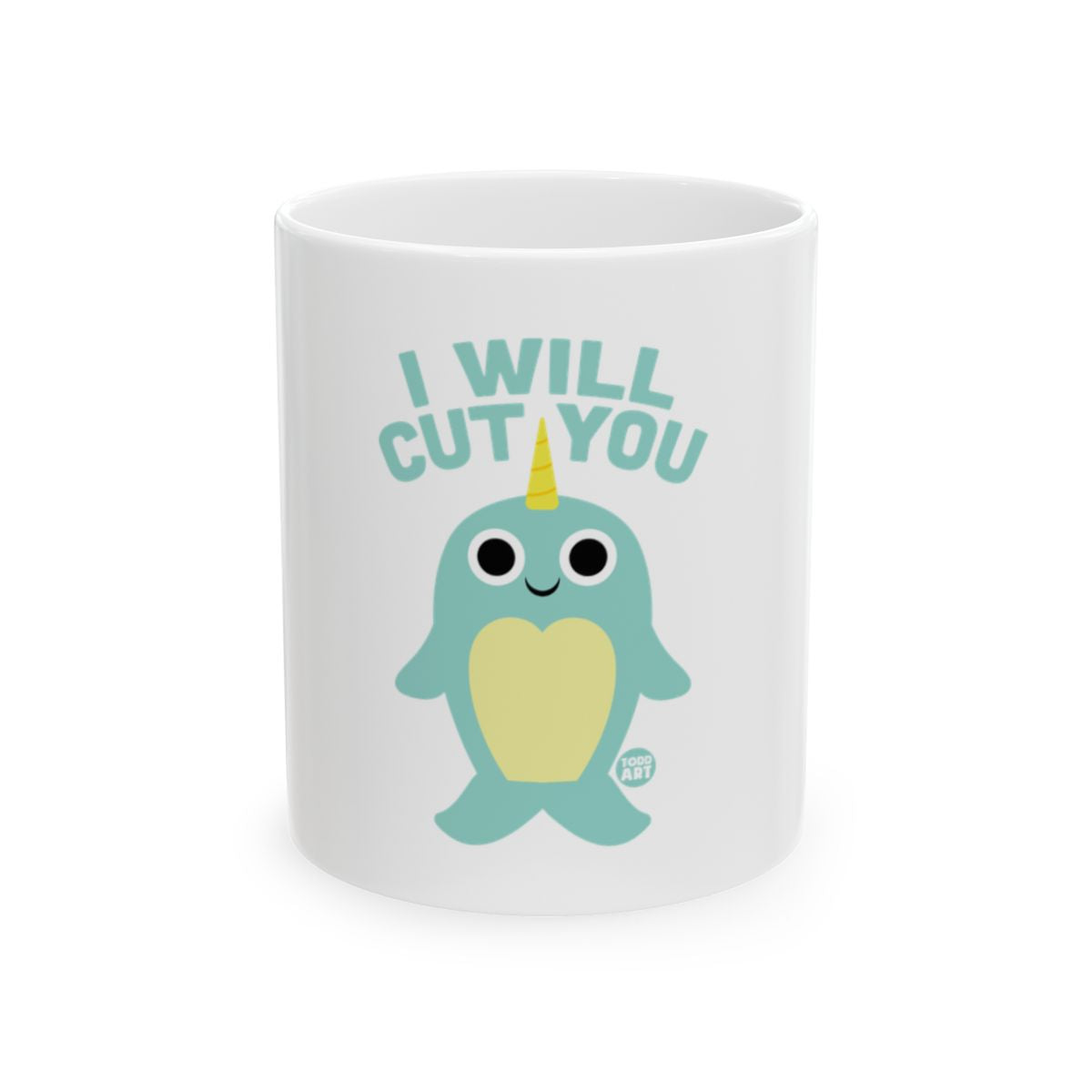 I Will Cut You Narwhal Funny Coffee Mug product