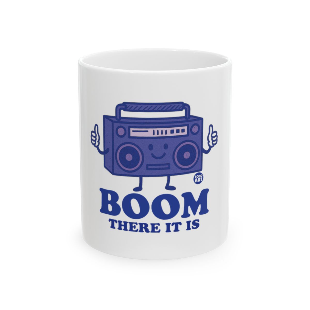 Boom There It Is Retro Boombox Design Mug