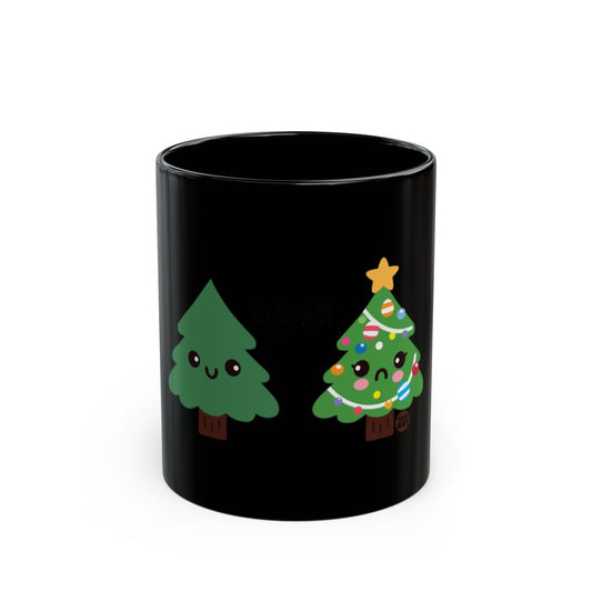Festive Christmas Tree Design Adorable Novelty Mug