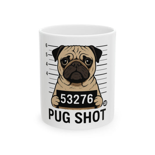 Pug Shot 53276 Funny Pug Mug for Dog Lovers