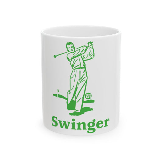 Swinger Golf Design Premium Coffee Mug