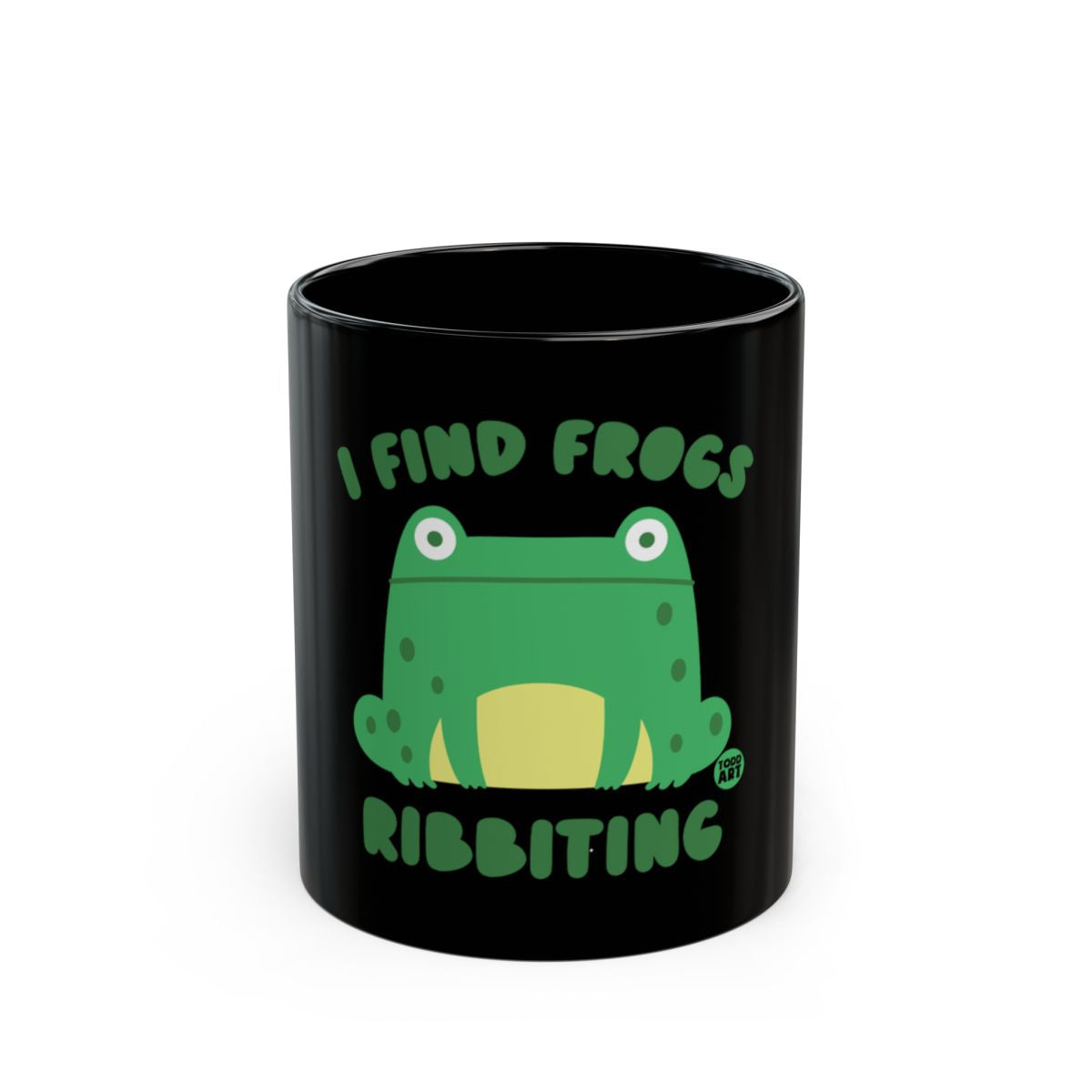 I Find Frogs Ribbiting Fun Quote Design Mug