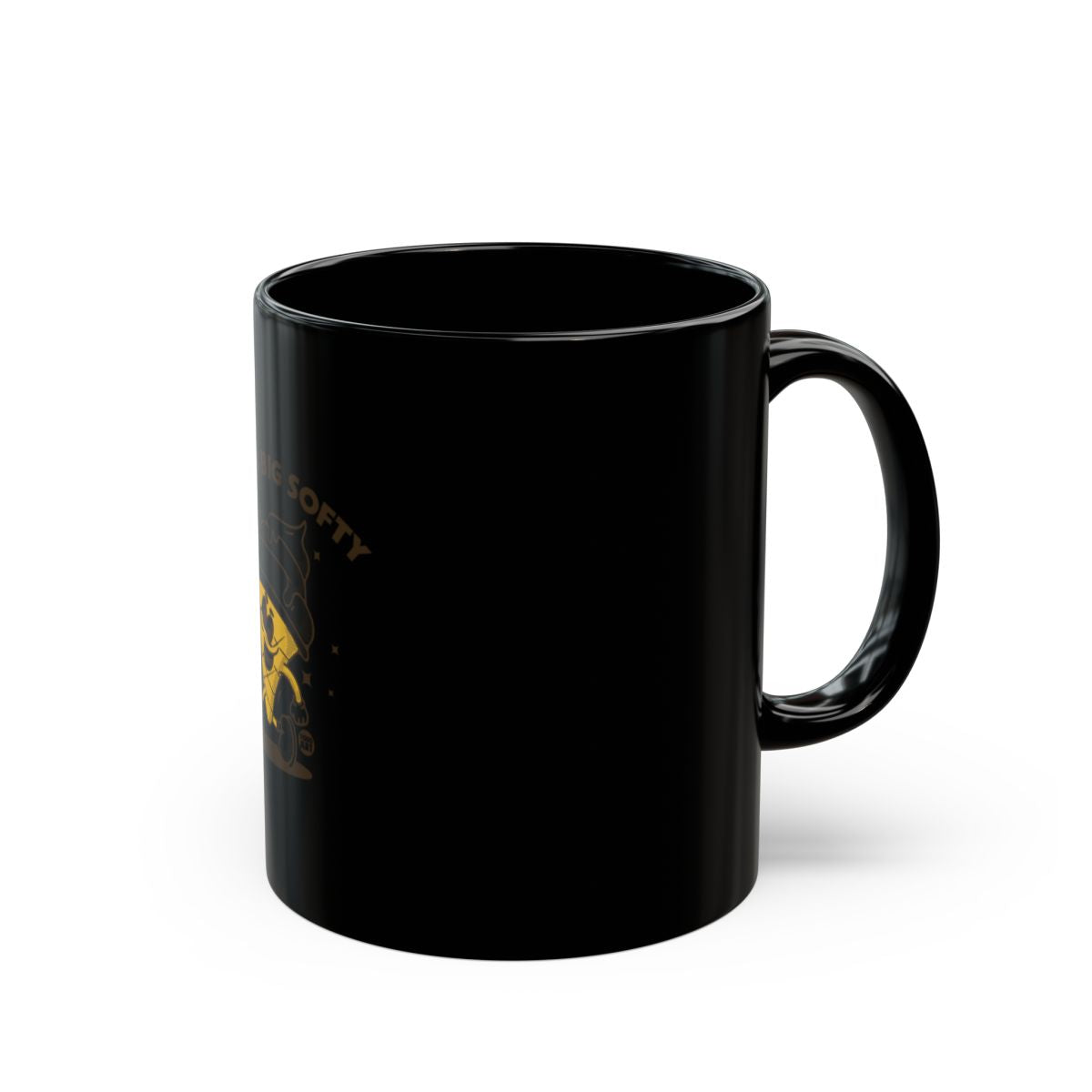 Unique Glowing Design Black Coffee Mug Product