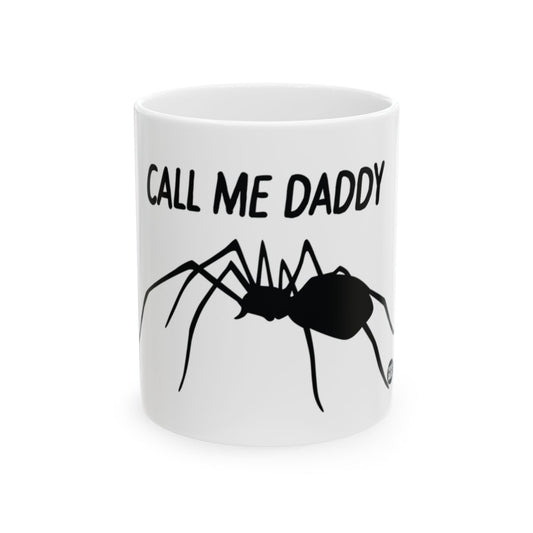 Funny Call Me Daddy Spider Design Mug