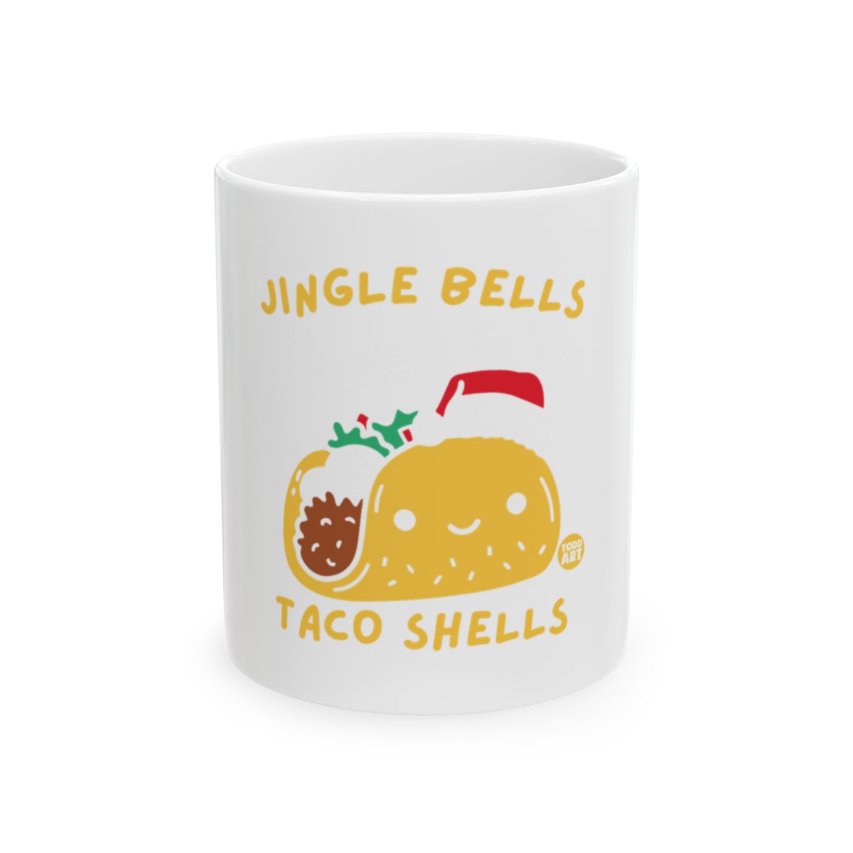 Jingle Bells Taco Shells Festive Christmas Mug