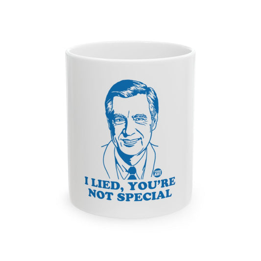 I Lied You're Not Special White Mug Product