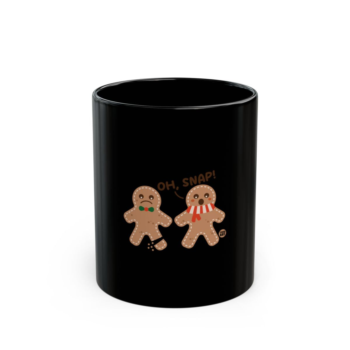 Oh Snap Gingerbread Design Coffee Mug