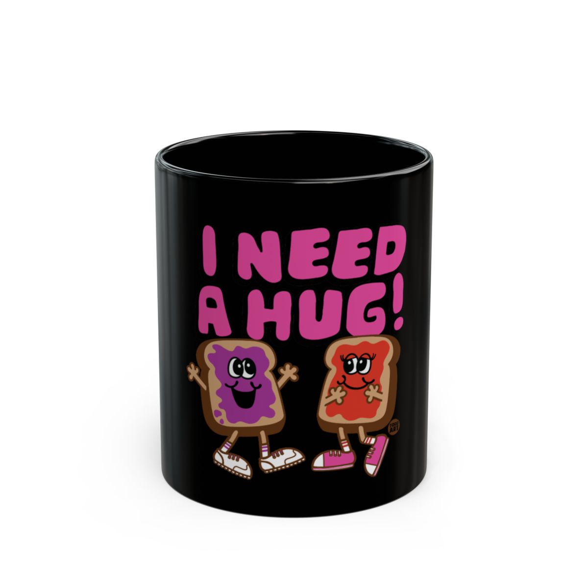 I Need a Hug Fun and Cute Mug with Cartoon Characters