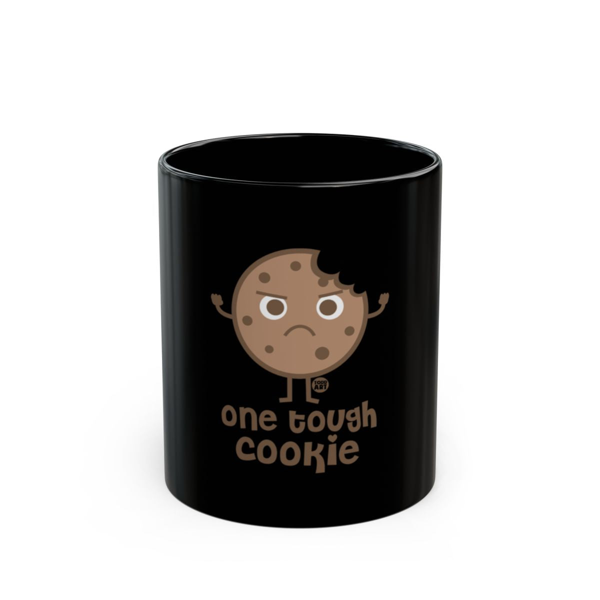 One Tough Cookie Cartoon Black Mug