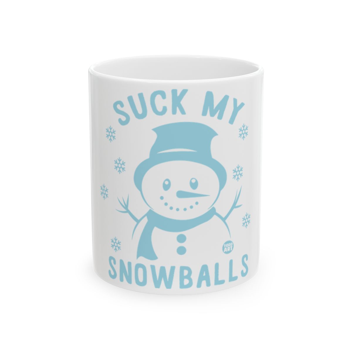 Suck My Snowballs Funny Snowman Mug
