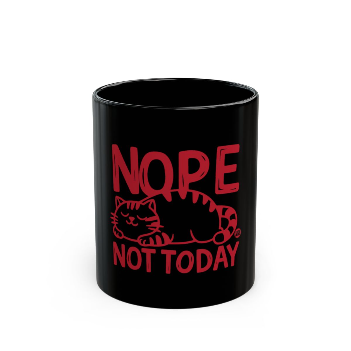 Nope Not Today Lazy Cat Mug