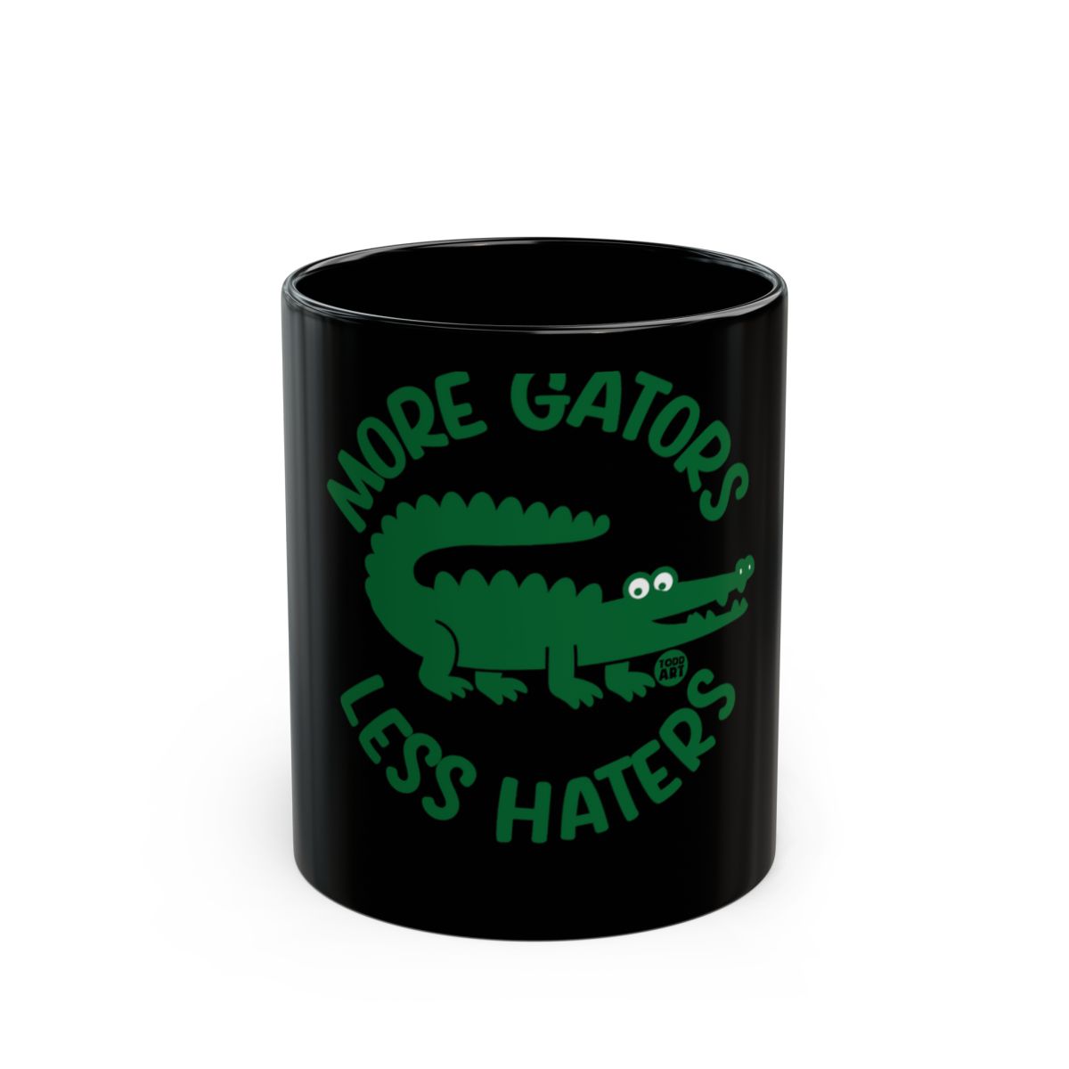 More Gators Less Haters Black Graphic Mug
