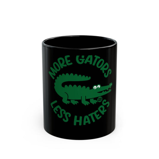 More Gators Less Haters Black Graphic Mug