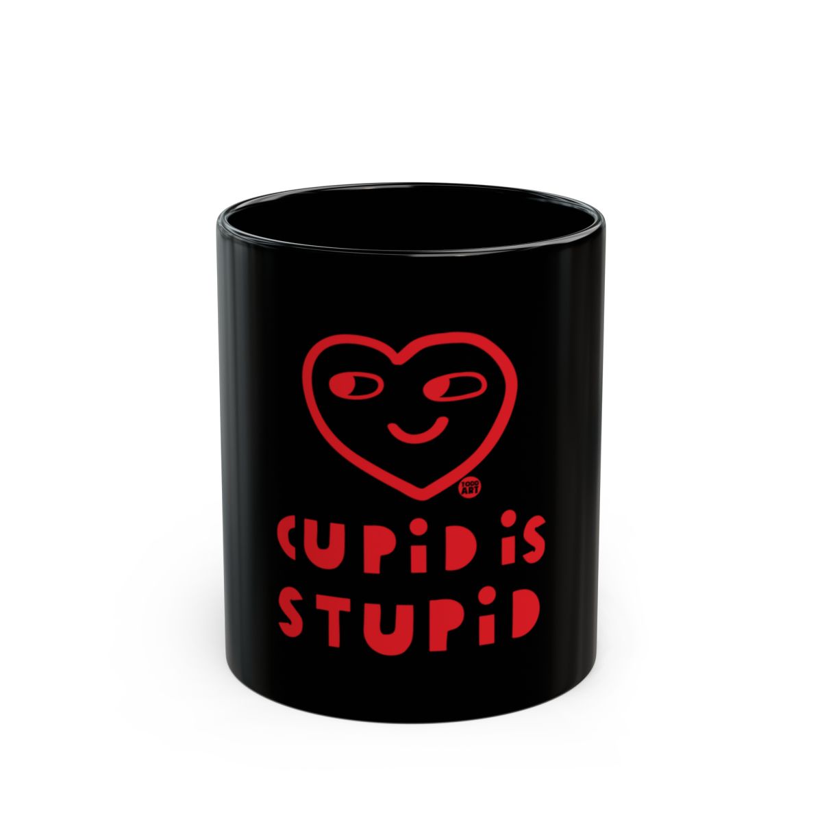 Black Cupid Is Stupid Mug Valentine's Day Gift