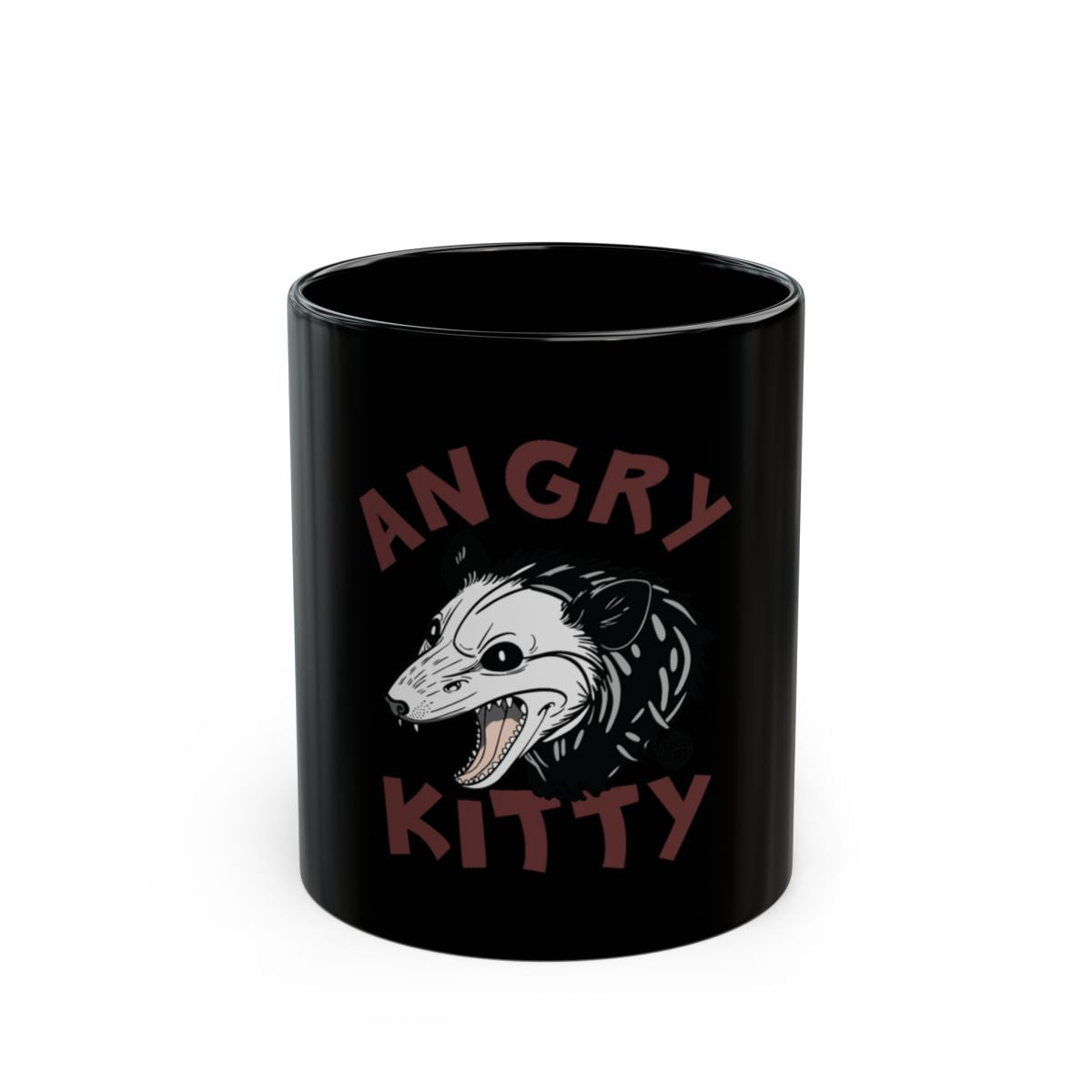 Angry Kitty Design Cute Coffee Mug
