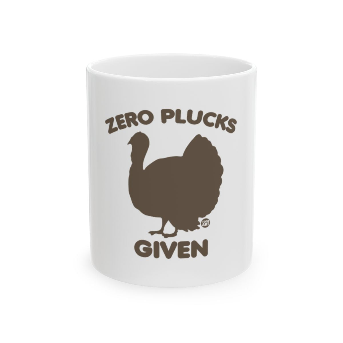 Zero Plucks Given Turkey Mug Funny Gift Idea