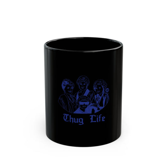 Thug Life design featuring group of people mug