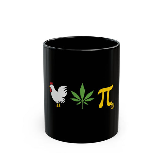 Funny Chicken Weed Pi Math Mug Gift For Coffee Lovers