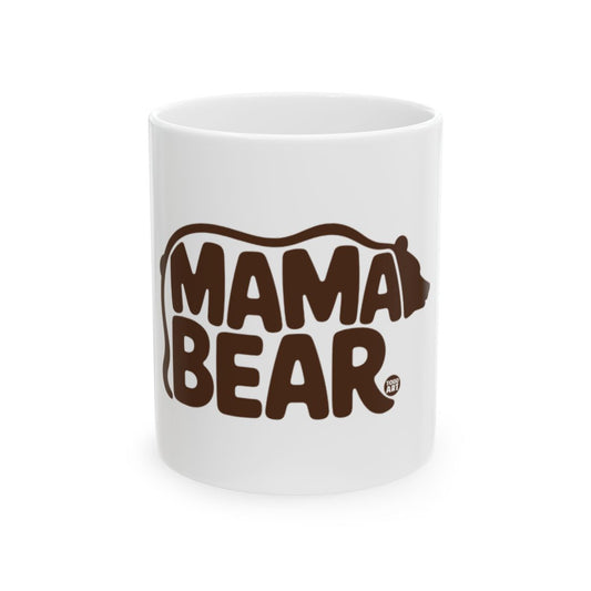 Mama Bear Adorable Coffee Mug with Cute Bear Outline