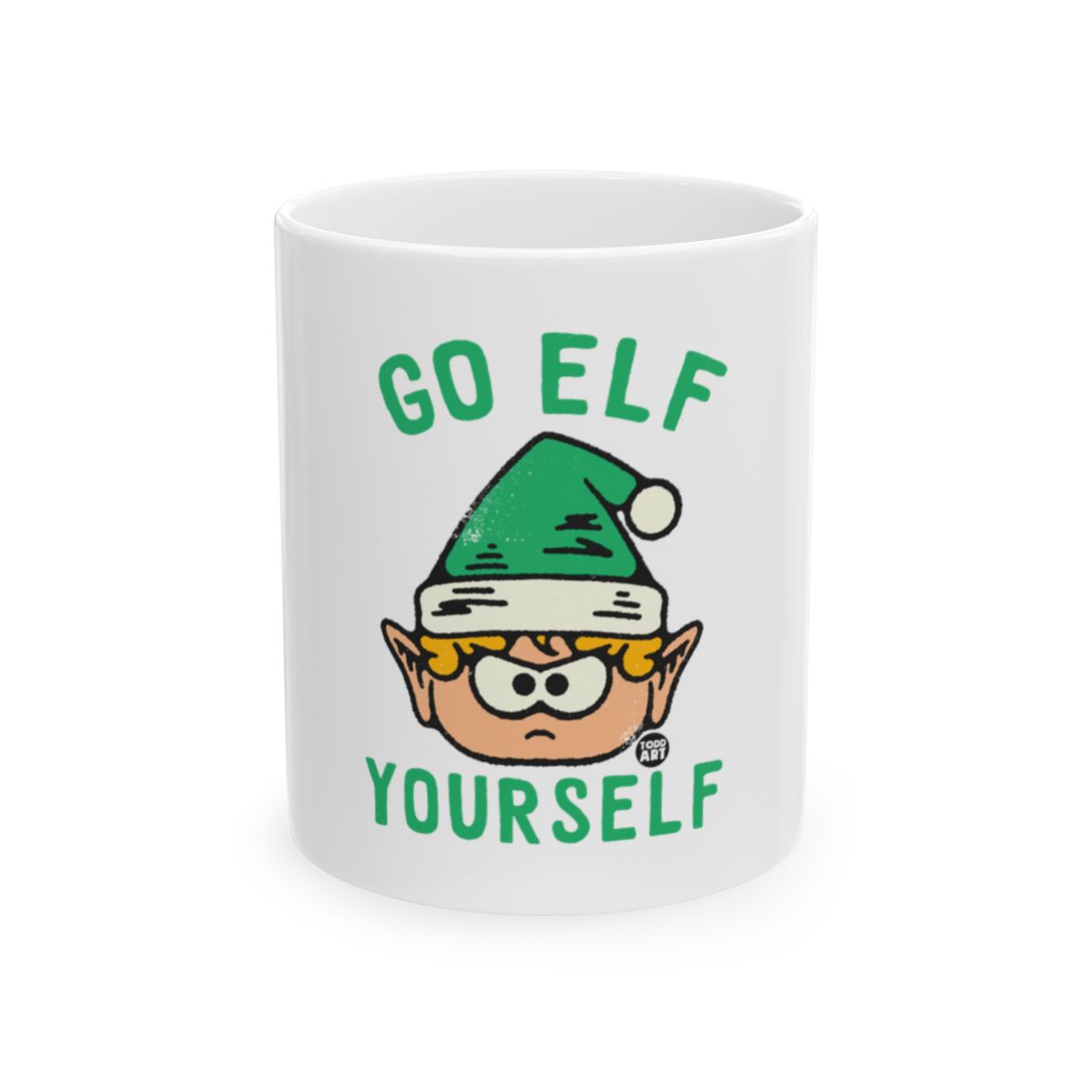 Go Elf Yourself Funny Holiday Mug