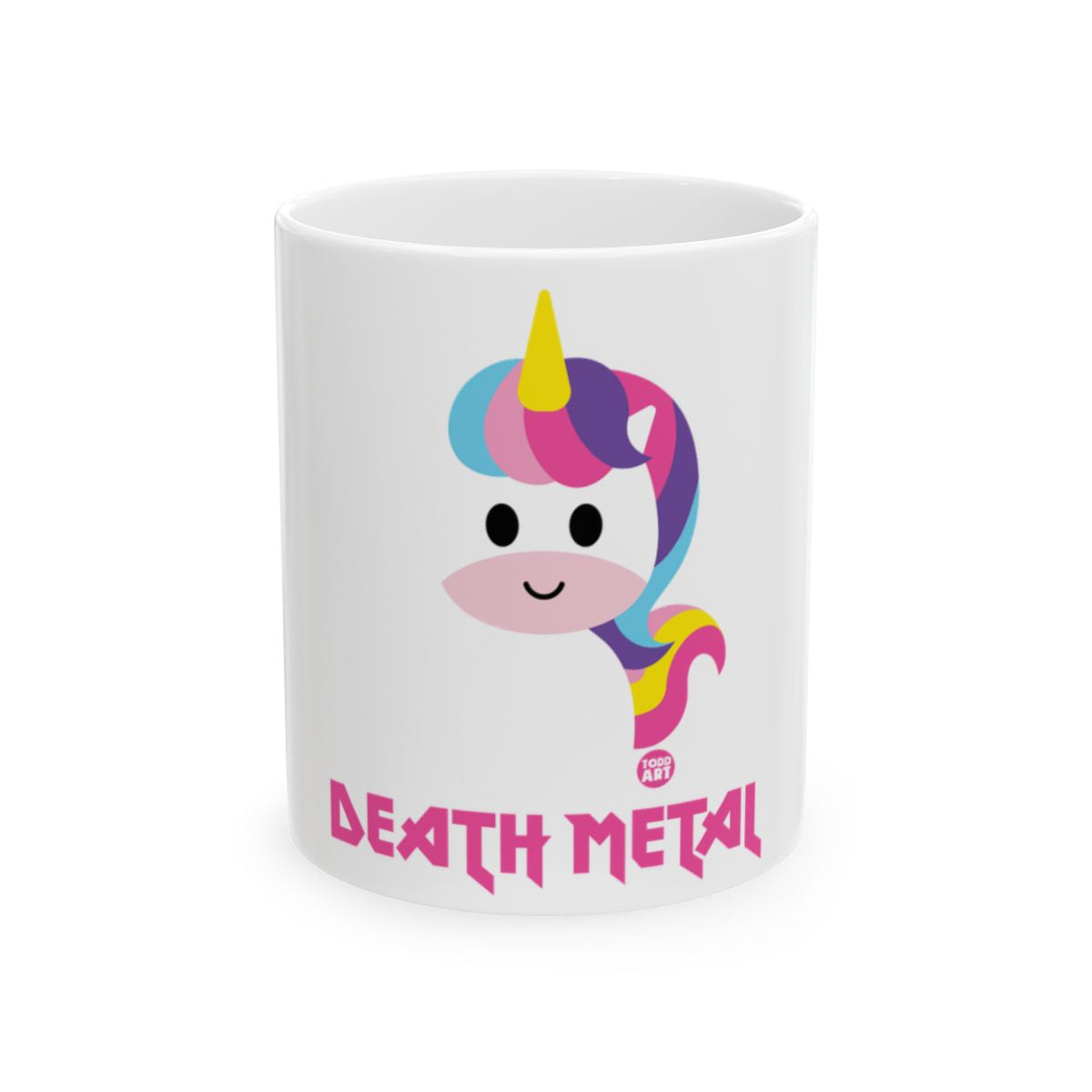 Death Metal Unicorn Graphic Mug