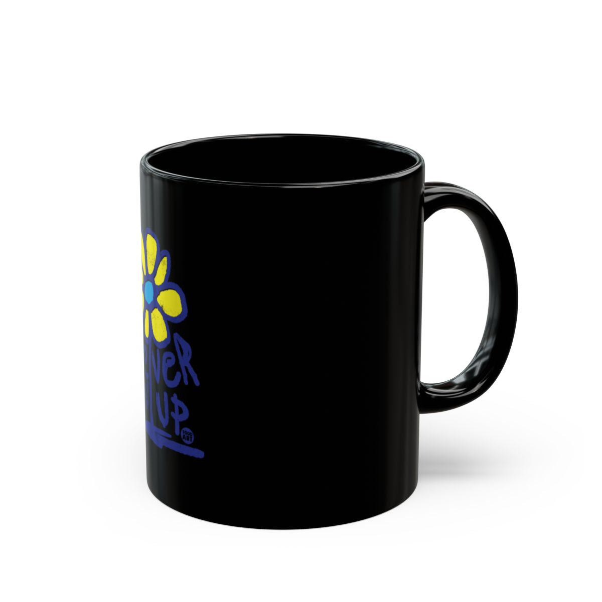 Colorful Flower Design Coffee Mug for Beverage Enjoyment