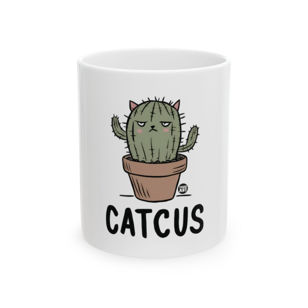 Catcus Design Funny Cat Cactus Graphic Mug Product