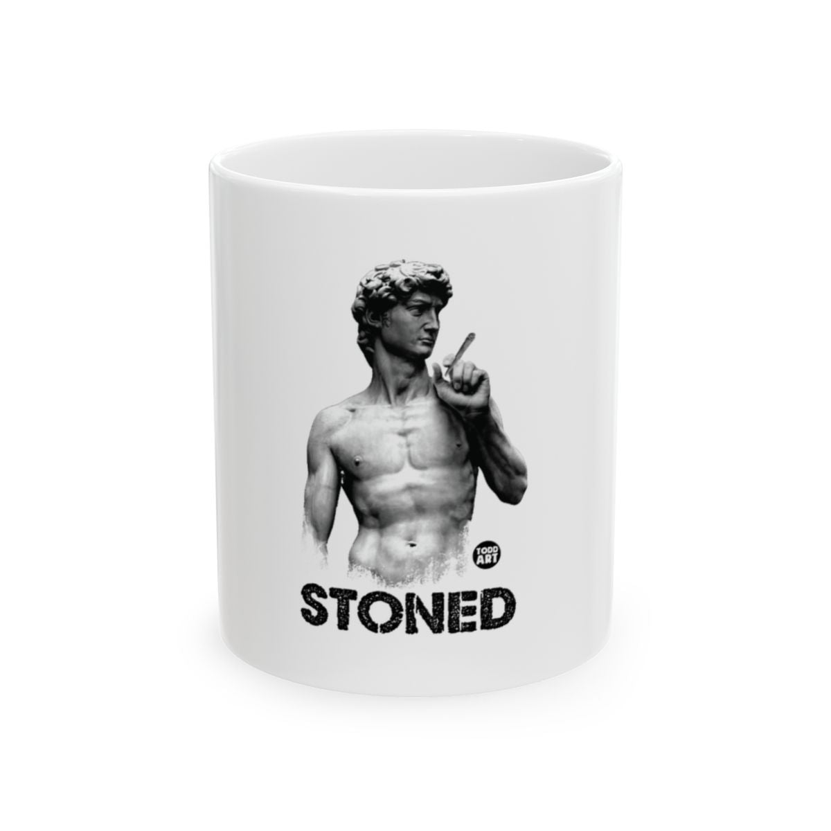 Stoned Michelangelo's Statue Inspired Mug