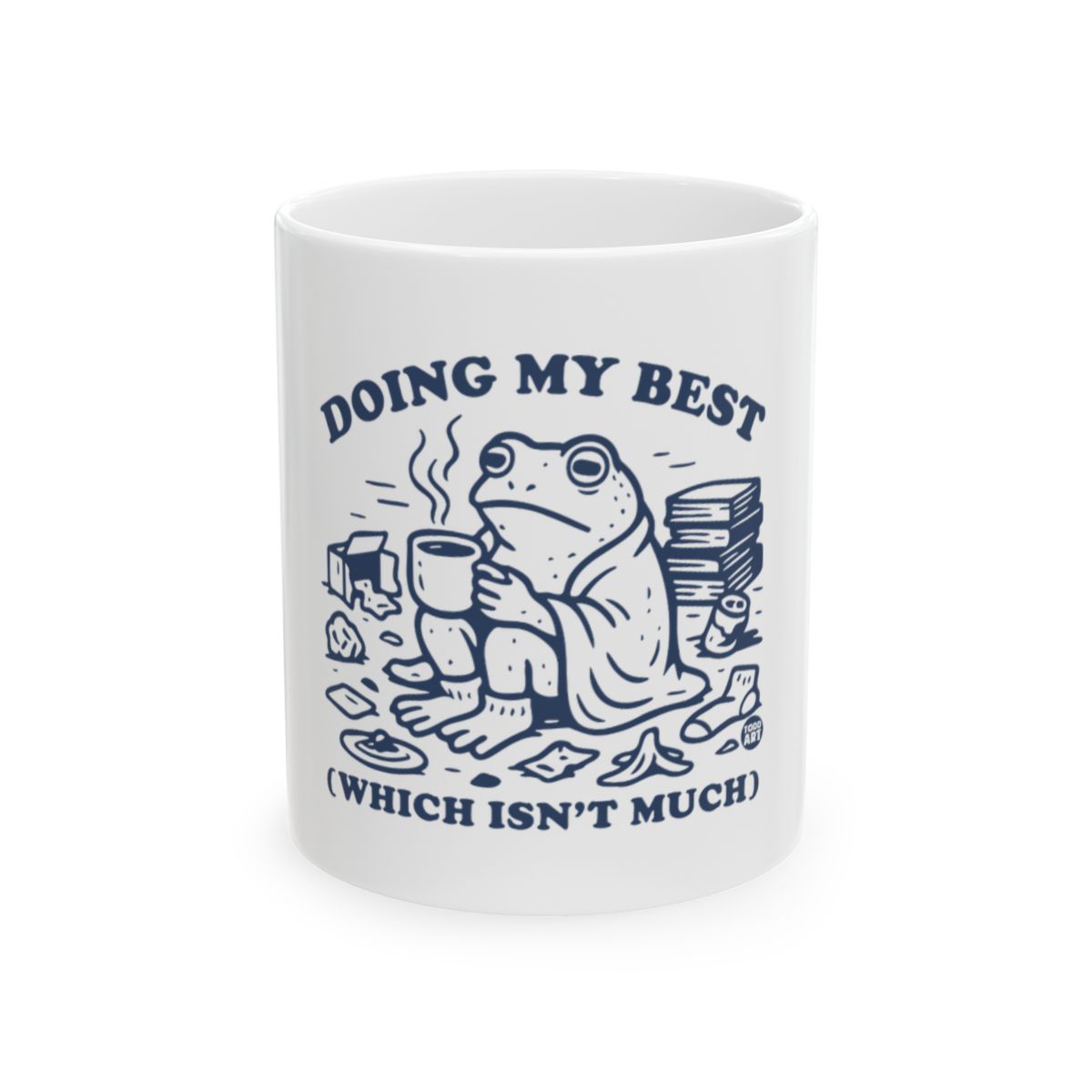Doing My Best Frog Design Humorous Mug Product