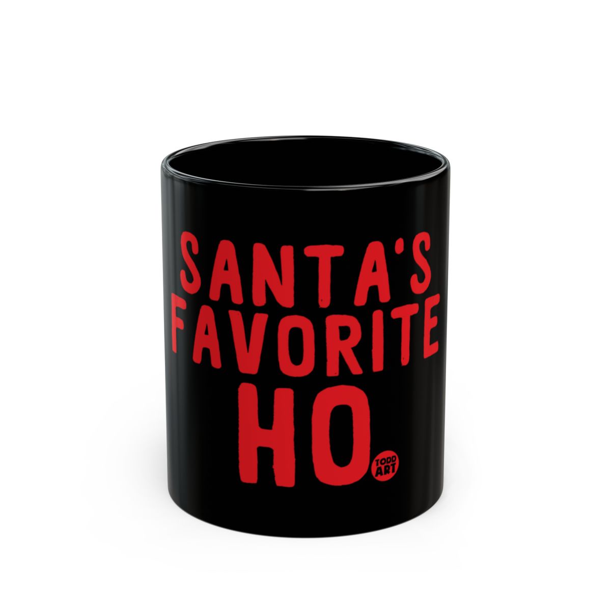 Santa's Favorite Ho Black Mug Fun Coffee Gift