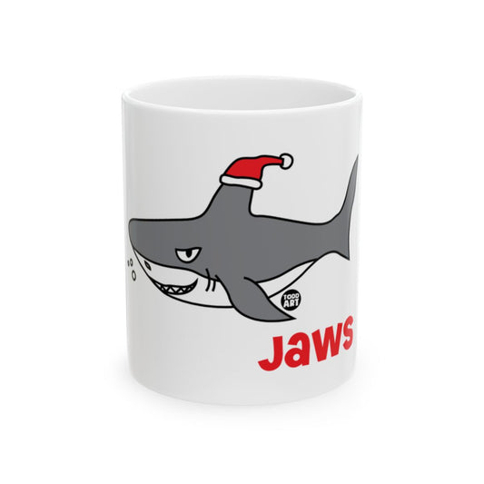 Christmas Shark Jaws Graphic Mug for Coffee Lovers