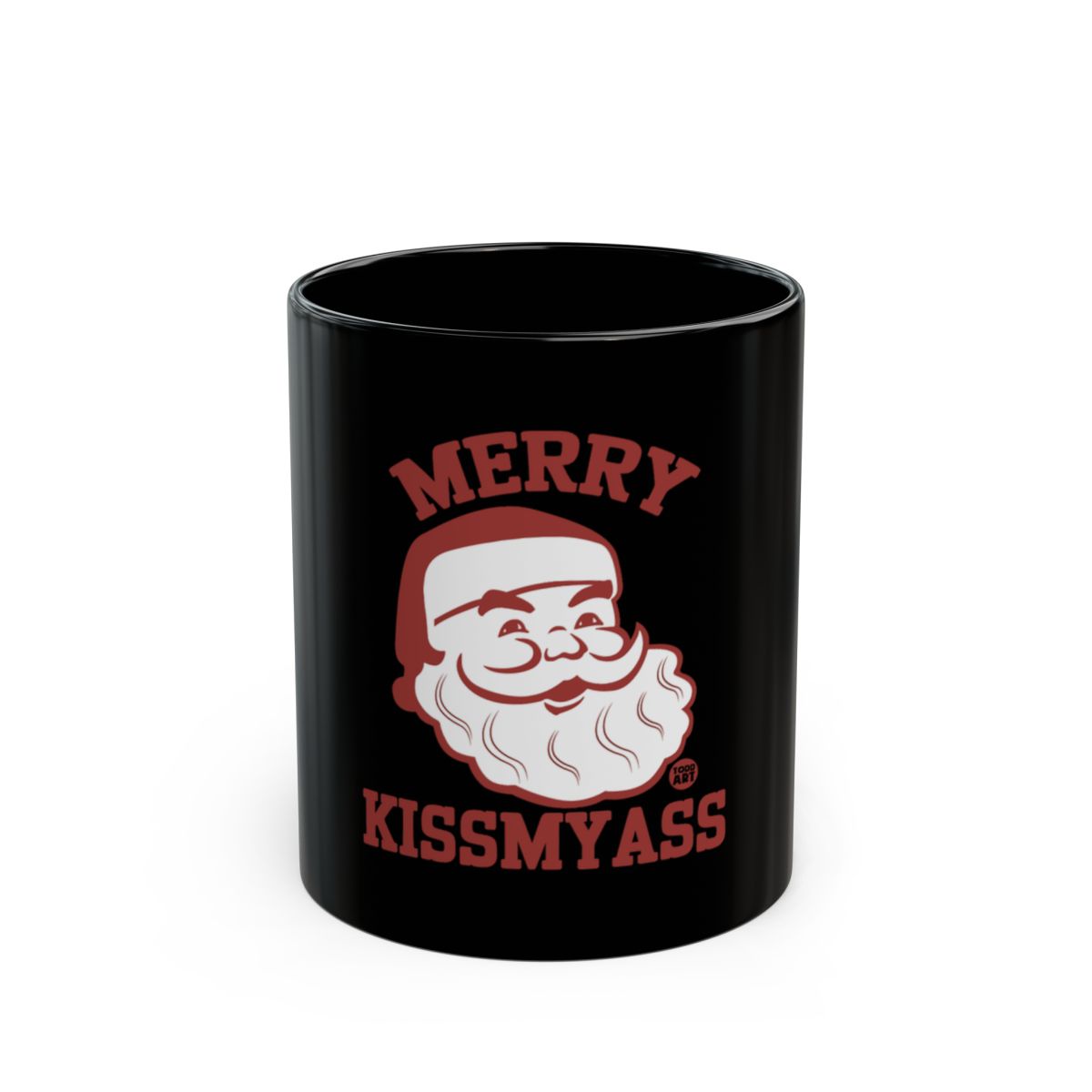 Merry Kissmyass Santa Graphic Mug