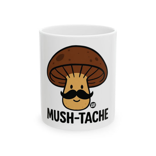 Mush-Tache Mushroom Character Design Mug
