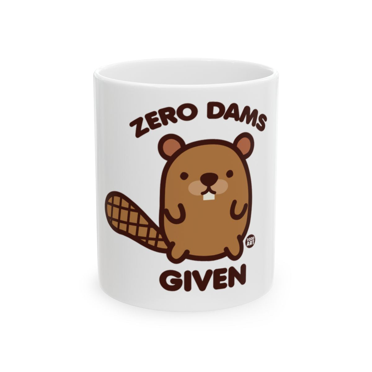 Zero Dams Given Beaver Mug Fun Gift Idea
