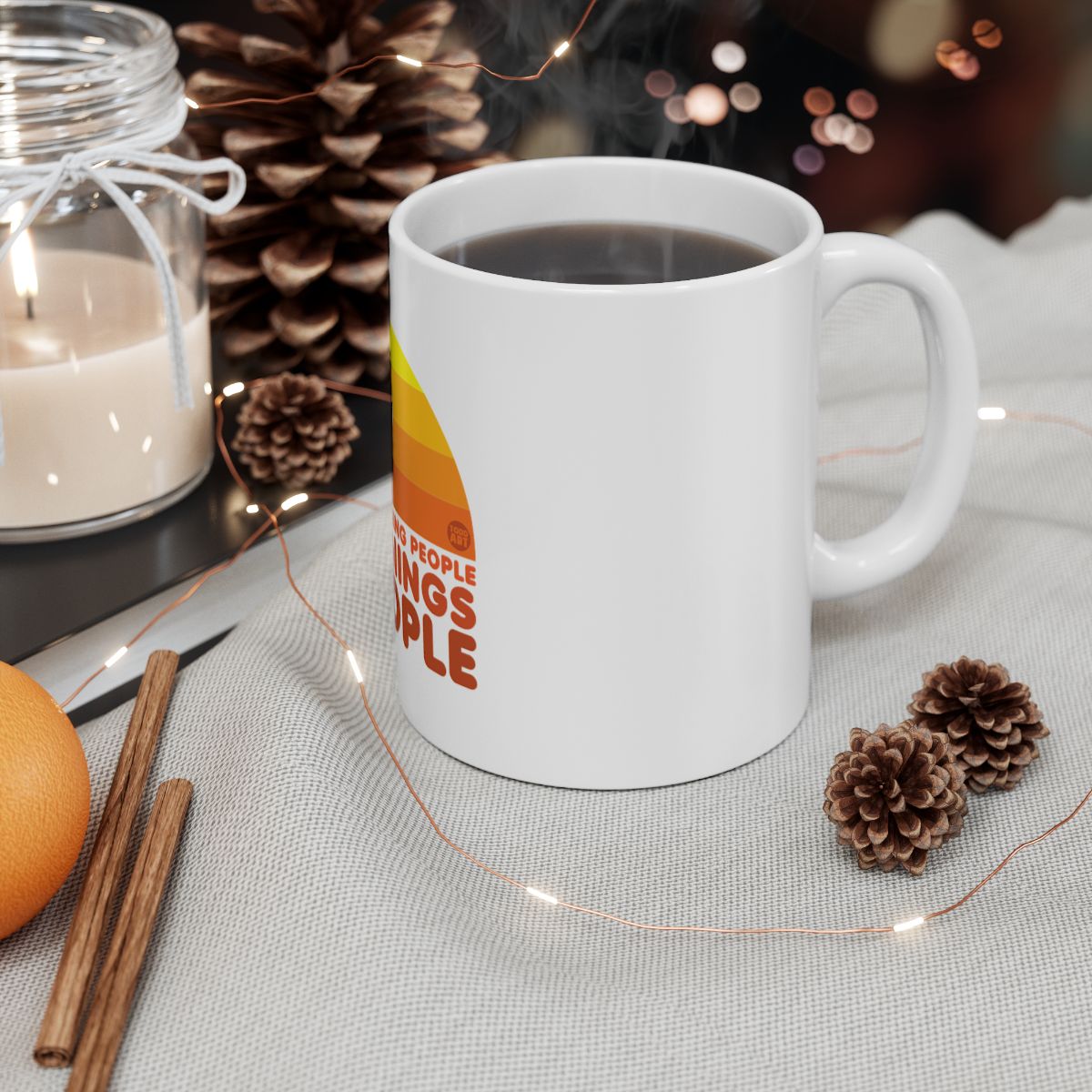 Retro Inspired Festive Season Coffee Mug for Everyone