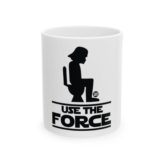 Use The Force Funny Darth Vader Mug