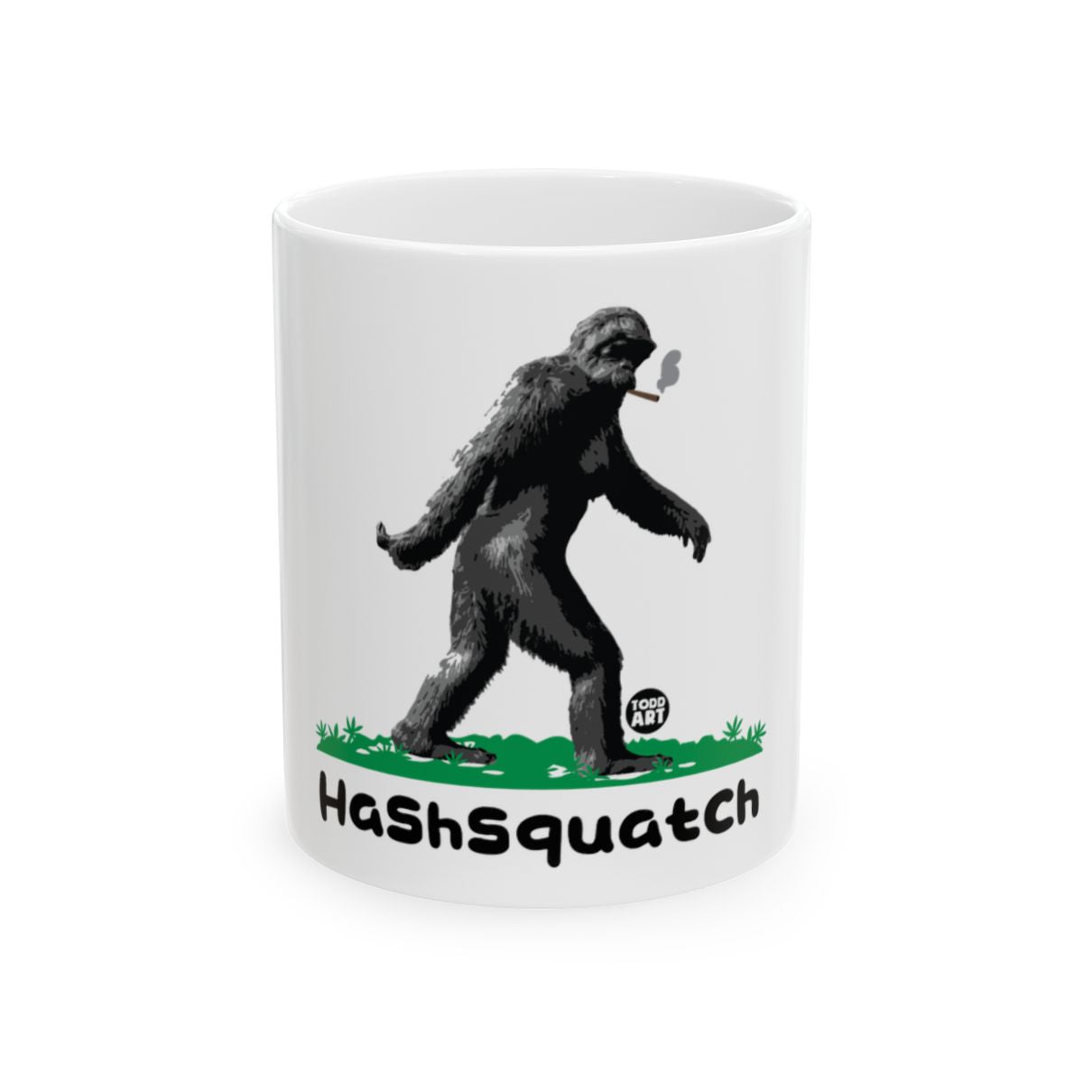 HashSquatch Smoking Sasquatch Coffee Mug