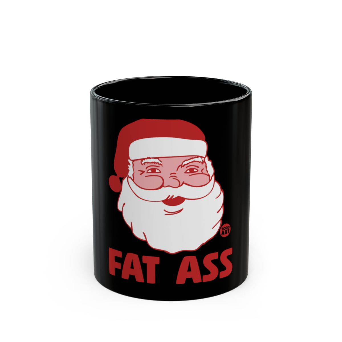 Funny Christmas Fat Santa Holiday Mug Perfect Gift