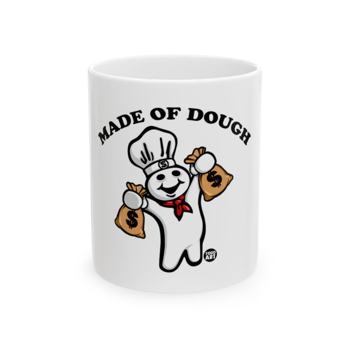 Funny Chef Made of Dough Mug for Bakers and Cooks