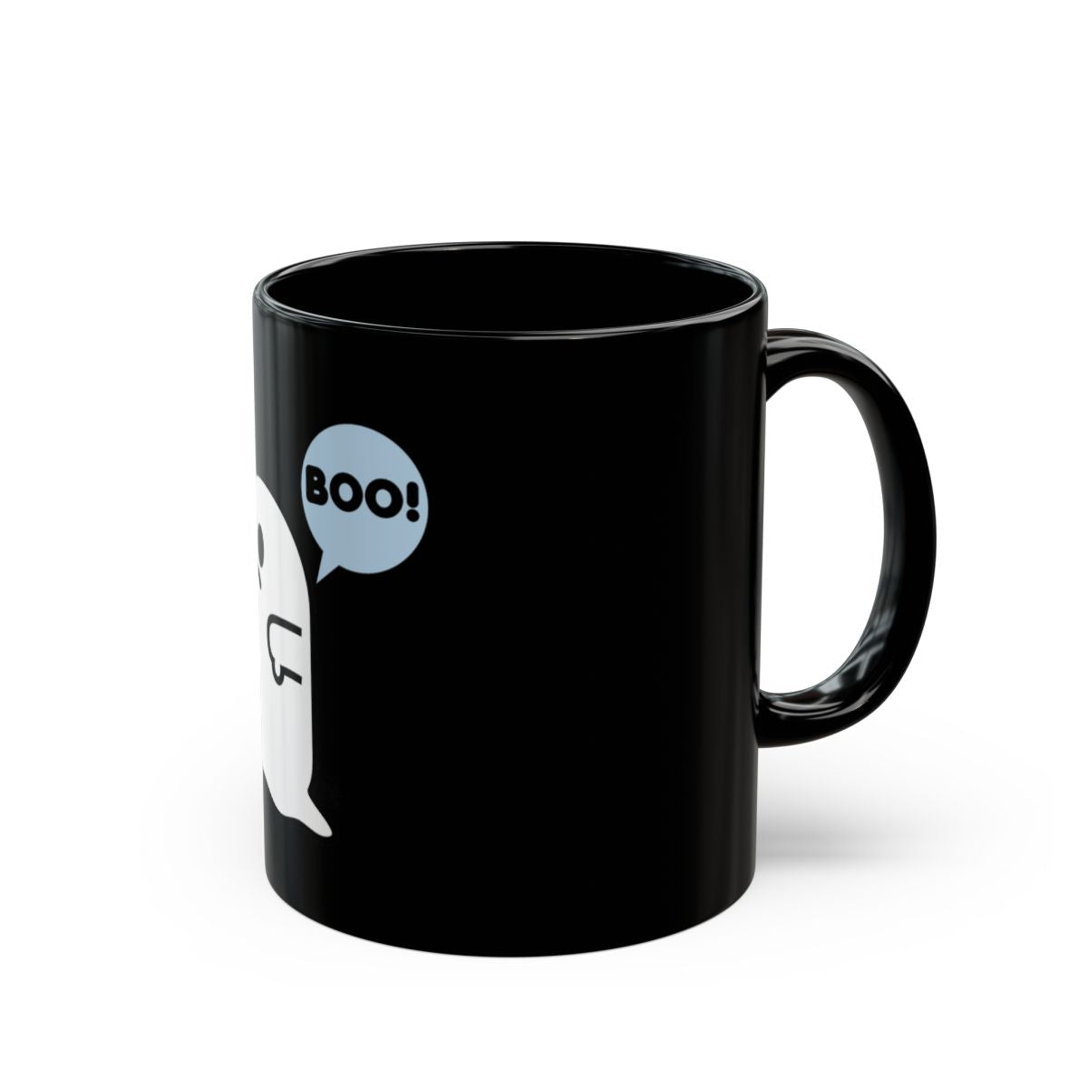 Boo Speech Bubble Ghost Design Coffee Mug