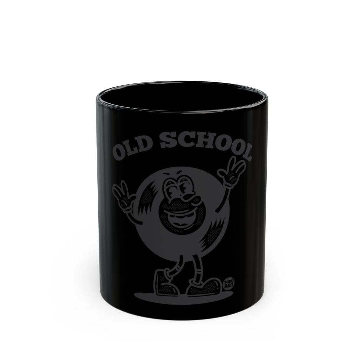 Nostalgic Retro Old School Cartoon Black Mug Product