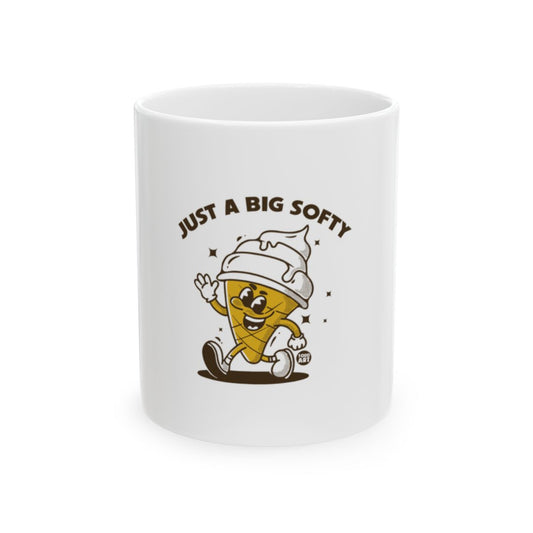 Just a Big Softy Cute Ice Cream Mug