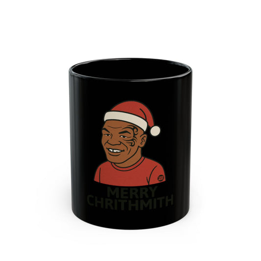 Merry Chrithmith Santa Hat Design Mug