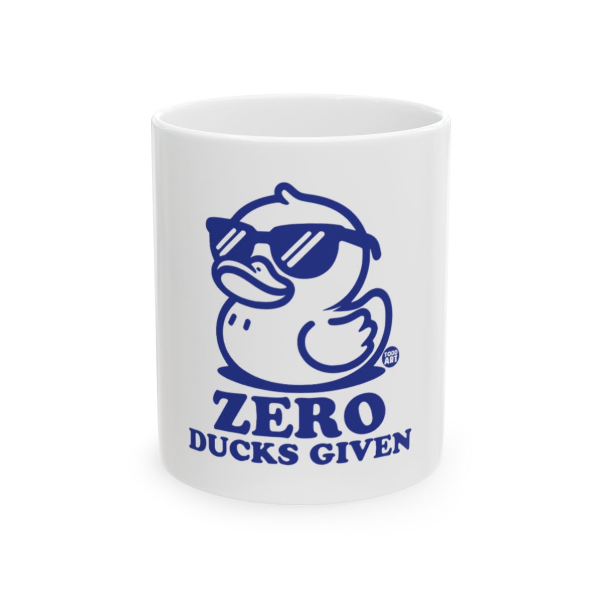 Zero Ducks Given Funny Coffee Mug
